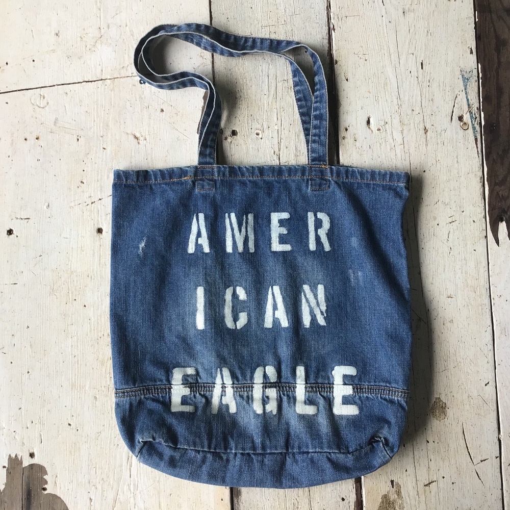 NEW American Eagle Outfitters BAG jeans TOTE $60